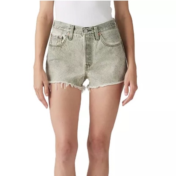Levi's Premium 501 Original Denim Shorts - Picture 2 of 12